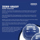 Zeekio Galaxy Juggling Balls - Premium 12 Panel Genuine Leather Balls - 130G - 67Mm - Pack Of 3 Dark Blue