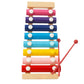 Trianata Ventures Storio Wooden Xylophone Toy For Kids 3+ Years, 8Note Musical Instrument With 2 Mallets, Multicolor Educationa