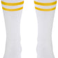 LMYOVE Classic Yellow 5-Piece Cheerleading Set for Kids - Includes Top, Skirt, Pom Poms, Headband, and Socks,8-9Y