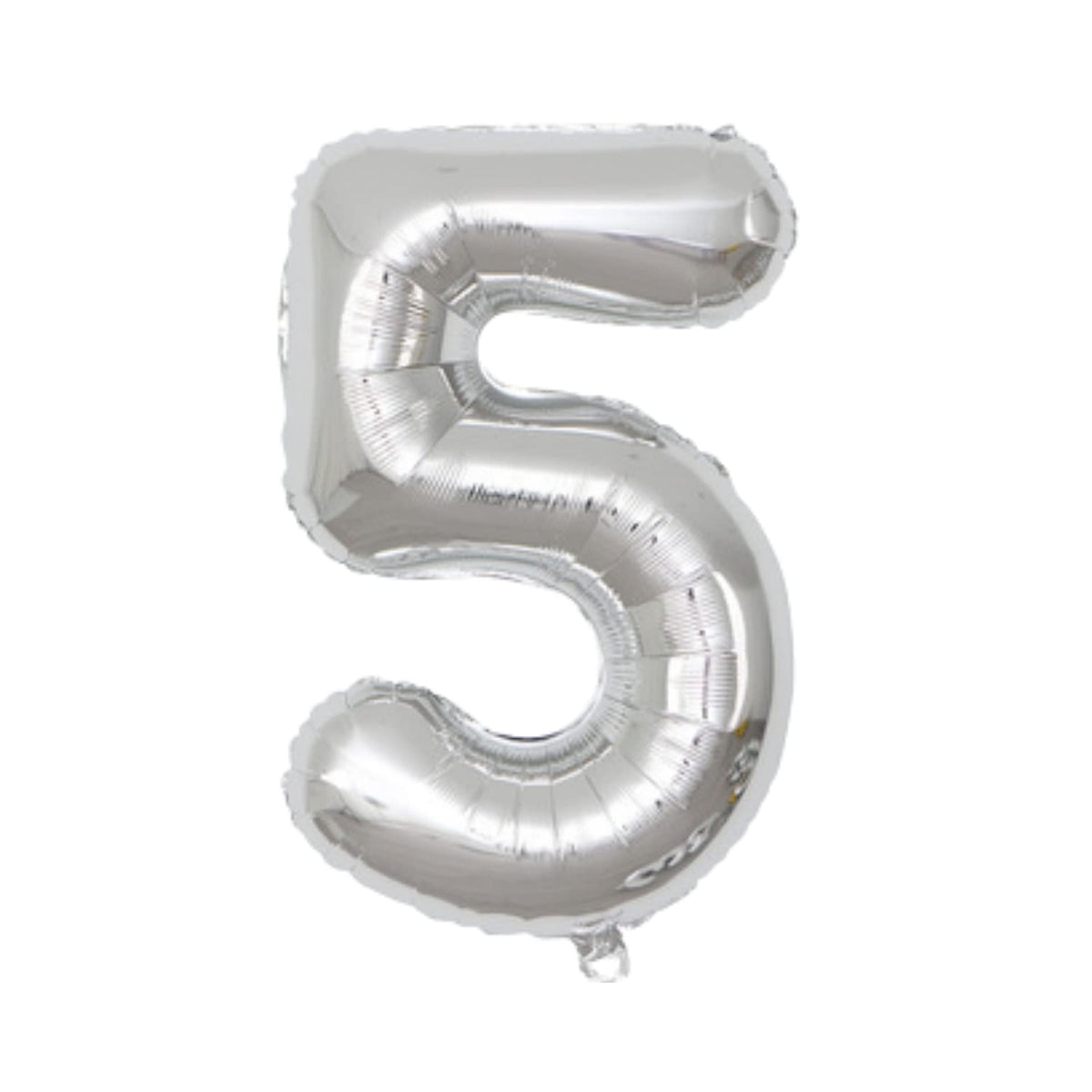 Party Decorz 5 Number Silver Foil Balloon/Five Number Silver Big Size Foil Balloon (32 Inch,1pcs) For Birthday,Anniversary, Surp