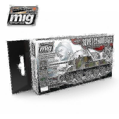 AMMO MIG-7107 Soviet Tanks Colors from 1935 to 1945, Multicolour