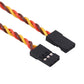 OliRC 10pcs Servo Extension Cable Lead Twisted Wire 10cm 30cords 26awg Male to Male Plug for JR Futaba (C59-10)