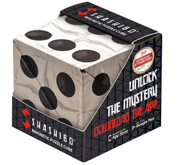 Shashibo Dice Paradise - Shape Shifting Box - Award-Winning, Patented Magnetic Puzzle Cube W/ 36 Rare Earth Magnets - Fidget Cube Transforms Into Over 70 Shapes (Renaissance)