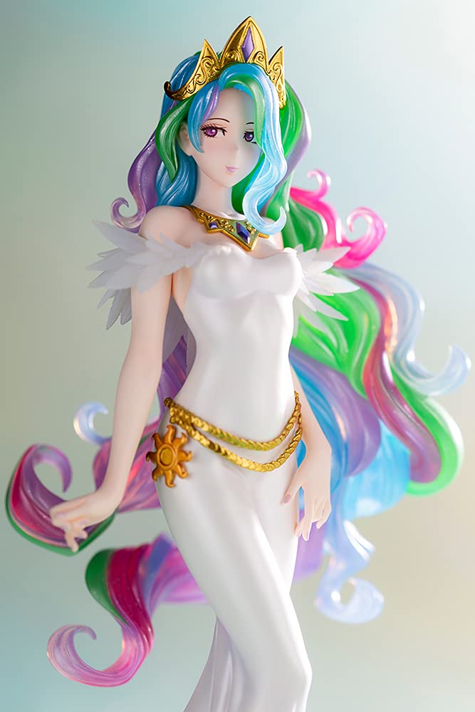 Kotobukiya My Little Pony: Princess Celestia Bishoujo Statue, Multicolor