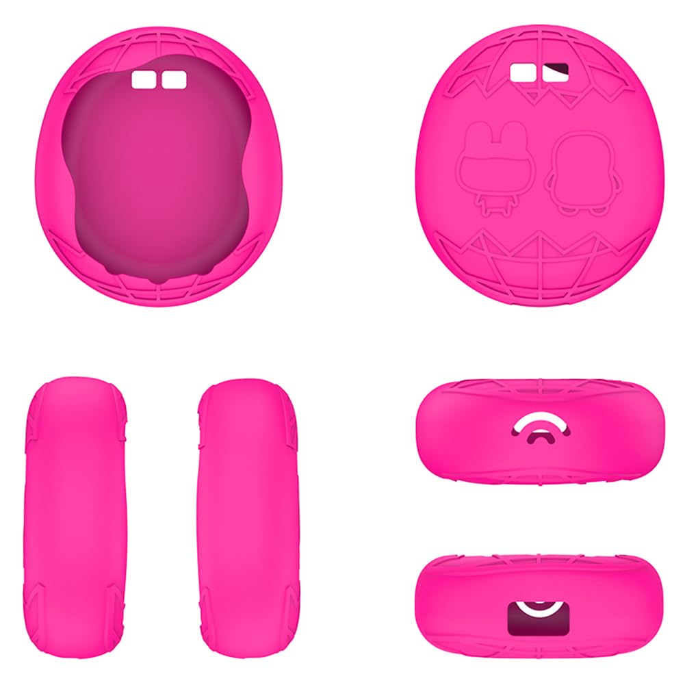 Azuraokey Silicone Case Replacement Compatible With Tamagotchi Uni, Anti-Drop Soft Cover For Tamagotchi Uni Accessories Case With Finger Lanyard (Bag Only