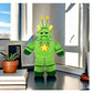 HQRYSH Gnarpy Plush, Regretavator Gnarpy Alien Cat Plush Toys Give Fans and Friends Beautifully Plushie Doll Gifts (Green-)