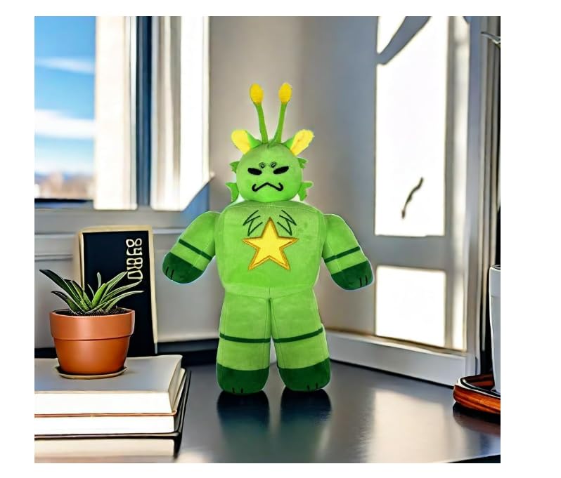 HQRYSH Gnarpy Plush, Regretavator Gnarpy Alien Cat Plush Toys Give Fans and Friends Beautifully Plushie Doll Gifts (Green-)