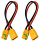 Jiechun Xt90-S Anti-Spark Female To Xt90 Male Plug Extension Wire Cable Lead Silicone Wire 10Awg For Rc Lipo Battery Fpv Drone L