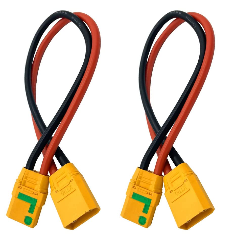 Jiechun Xt90-S Anti-Spark Female To Xt90 Male Plug Extension Wire Cable Lead Silicone Wire 10Awg For Rc Lipo Battery Fpv Drone L