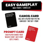 Do or Drink Hilarious Party Games - 350 Cards, Medium Size, Multi Color, Perfect for Game Nights, College, Couples, Bachelorette Parties