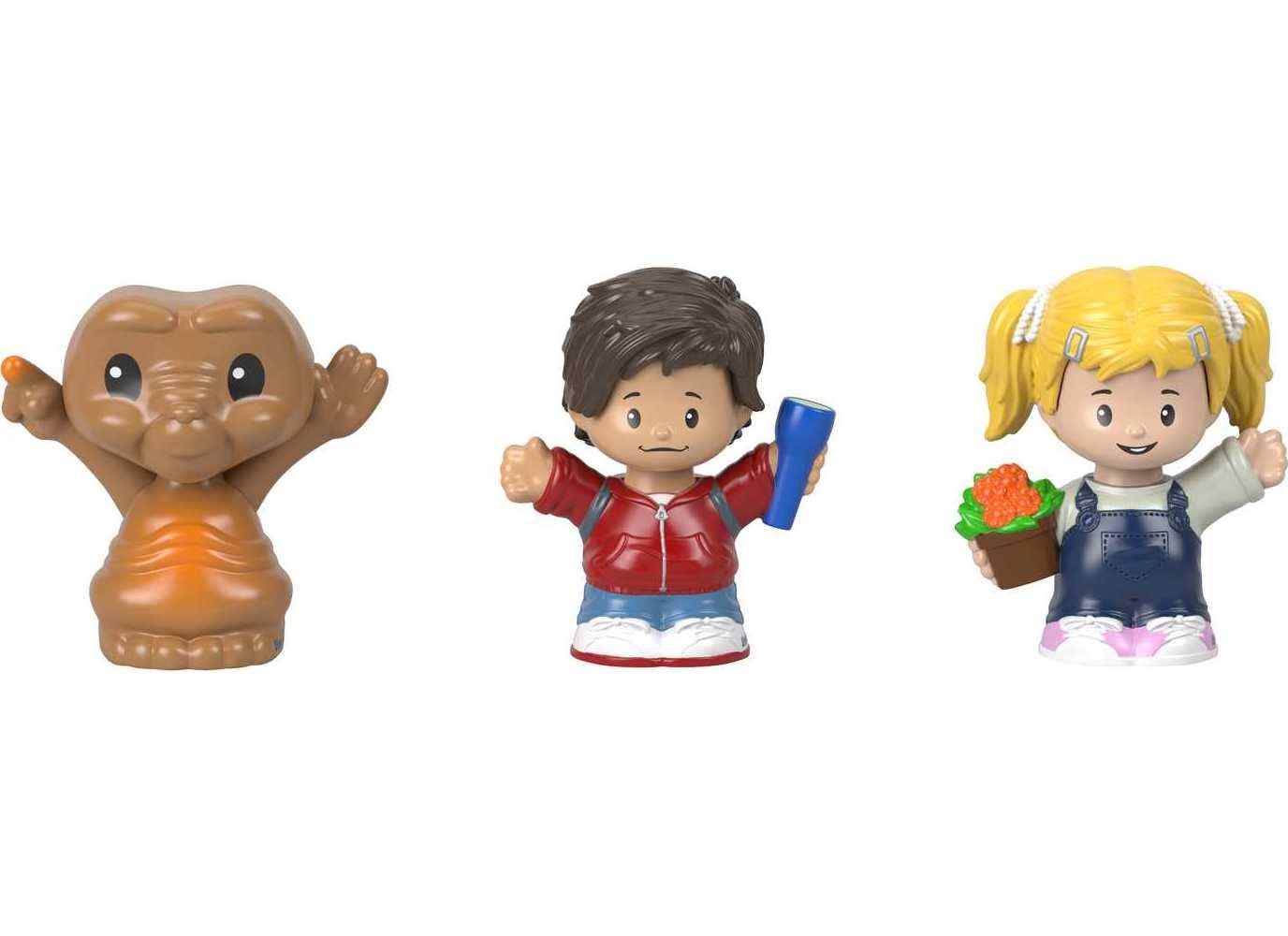 LITTLEPEOPLE COLLECTOR E.T. Special Edition Figure Set, 3 Multicolor Plastic Figurines in Display Gift Package, Model HGJ89