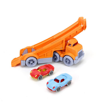 Green Toys Racing Truck w/ 2 Racers
