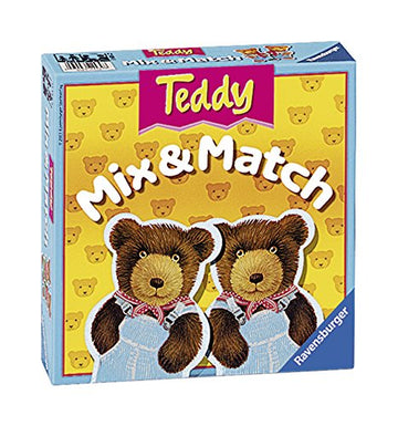 Ravensburger Teddy Mix & Match - Interactive Childrens Game | Quick Play | Ideal for Age 2 and Up | Classic Family Fun | Qualit