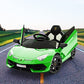 Hetoy Ride on Car for Kids 12V Licensed Lamborghini Electric Vehicles Battery Powered Sports Car with Control, 2 Speeds, Sound S