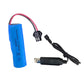 3.7V Rechargeable Battery 800mah Li-ion Battery 1 Pack with USB Chargers SM-2P Plug for RC Cars E35 DE38 DE40 DE50 DE55 Toy Cars