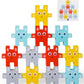 Montymaestro Toys  12 Piece Wooden Rabbit Stacker Toy | Stacking Game For Learning Colours, Balancing Toys, Sorting For Kids