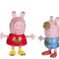 Peppa Pig Muddy Puddles Family 4-Figure Pack - Includes Peppa, George, Mummy & Daddy Pig - Toy Gift For Kids - Ages 3+