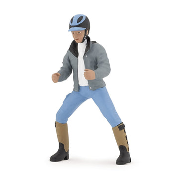 Papo - Hand-Painted - Figurine - Horses,Foals And Ponies - Young Rider Figure-52008 - Collectible - For Children - Suitable For Boys And Girls - From 3 Years Old