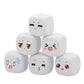 Qidiwin 2.5 Inch White EVA Foam Dices - Kids Graffiti, Building Blocks, Creative Painting, Party Supplies, 12 PCS