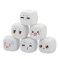 Qidiwin White Eva Foam Dices For Kids Graffiti-Building Blocks,Creative Painting, Party Supplies, 1.96 Inchs,18Pcs