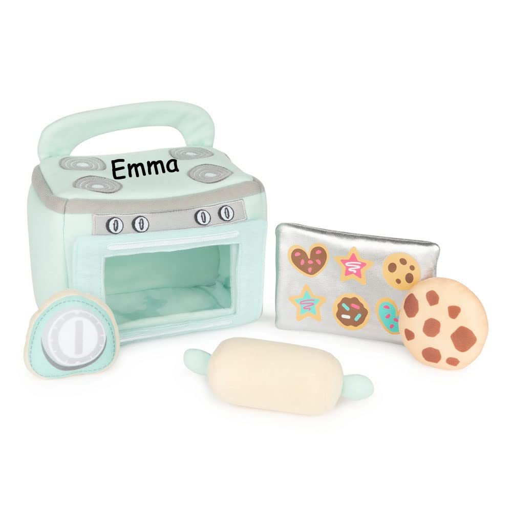 The Trendy Turtle Personalized My First Baking Plush Stuffed Baby Playset with Custom Name