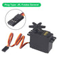 DWEII Servo Motor MG995 Control Angle180 Metal Gear Servo 20KG Digital High Speed Torque Servo Motor for Smart Car Robot Boat RC