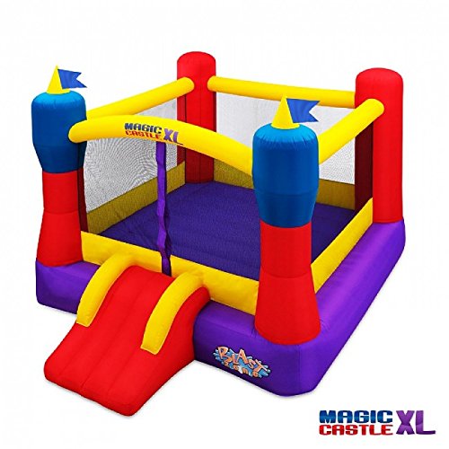 Blast Zone Magic Castle Xl10 - Inflatable Bouncer With Blower - Premium Quality - Large - Holds 5 Kids - Fast Setup