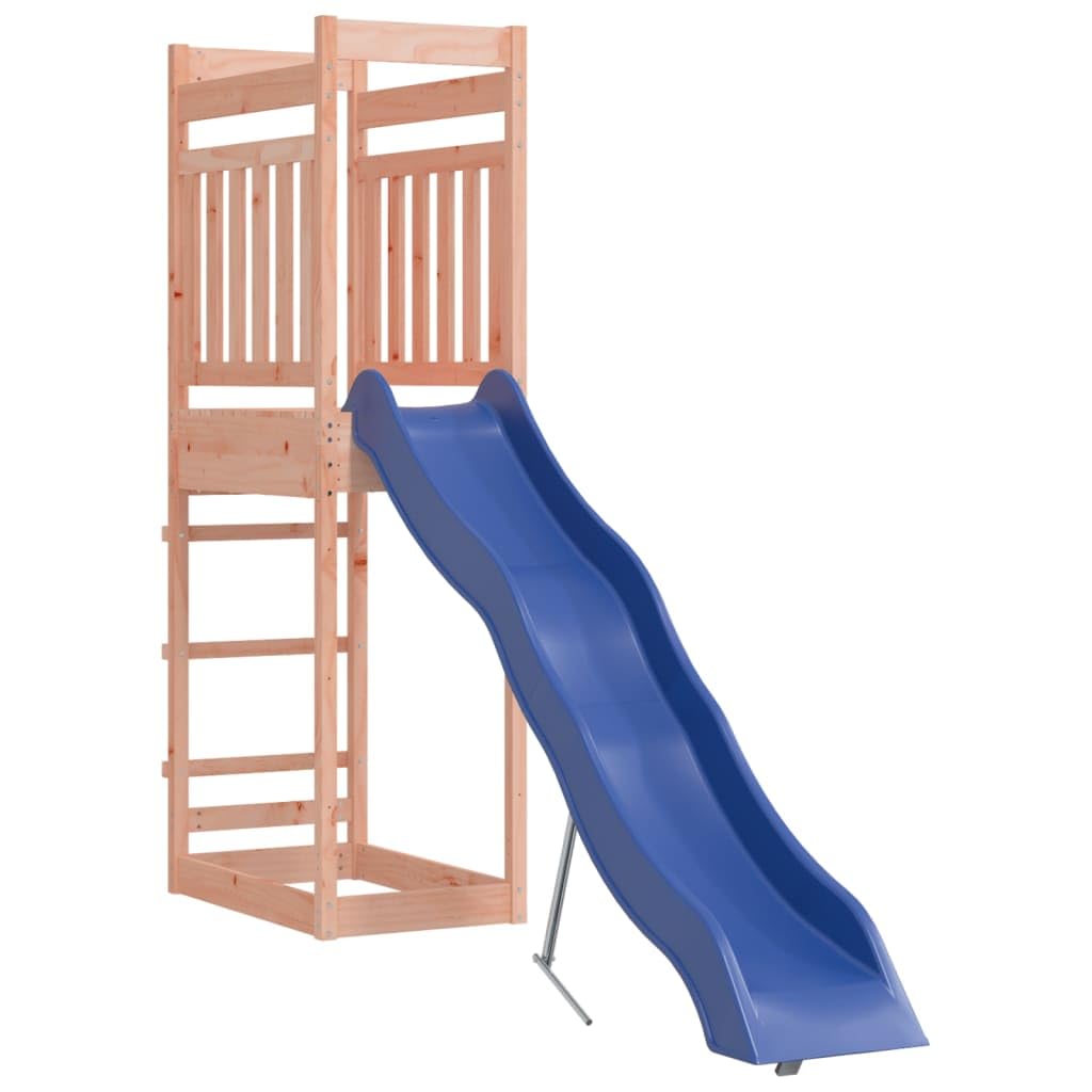 vidaXL Outdoor Playset - Solid Douglas Wood Construction - Imaginative Playground with Wave Slide and Sandpit - for Kids Aged 3