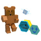 Bee Swarm Simulator Brown Bear Action Figure Pack - 5" Plastic Figure with Mystery Bee & Honeycomb Case, Model AF9206