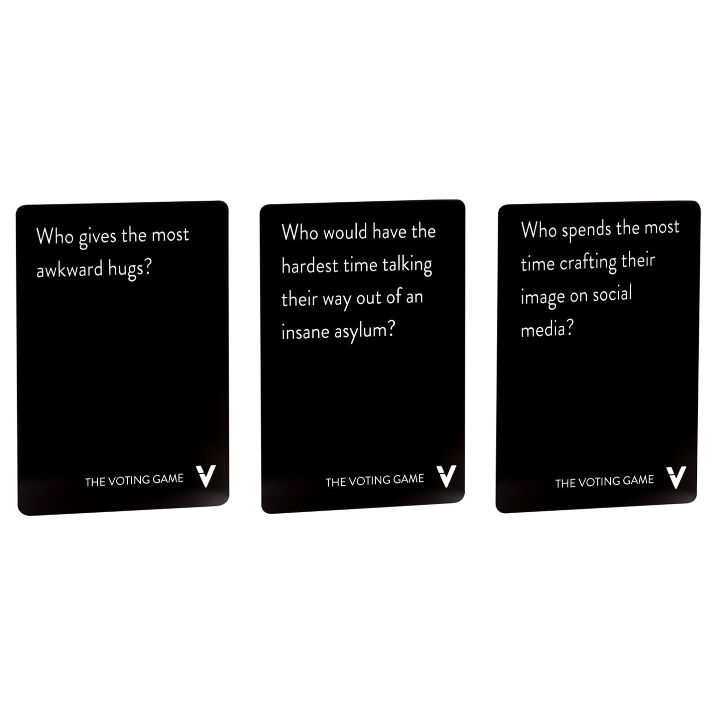 The Voting Game After Dark Expansion - 100 New Cards - Adult Party Game - Black - 1.38x3.54x2.56 inches - Cardstock - Model DYE1003