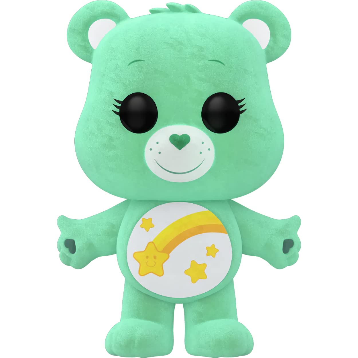 Wish Bear [Flocked] (Chase): P O P ! Animation Vinyl Figurine Bundle With 1 Compatible 'Toysdiva' Graphic Protector (1207-61559 - B/A)