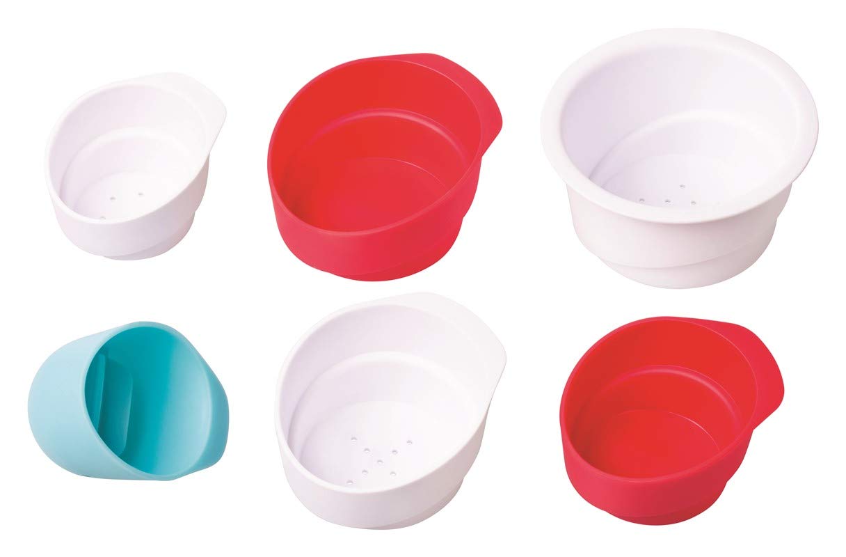 Ubbi Lighthouse Stacking Cups Bath Toys, Includes 6 Cups, Toddler Bathtub Toys, Dishwasher Safe Toddler Toys