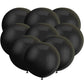 Guasslee 24Pcs Black Balloons Clearance 18 Inch Big Black Latex Balloons Large Black Balloons For Birthday Wedding Halloween Party New Year'S Day Decorations Supplies