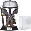 POP Star Wars: The Mandalorian - Mandalorian Beskar protective covering [Din Djarrin] Funko Pop! Vinyl Figure (Bundled with Compatible Pop Box Protector Case) Multicolored 3.75 inches