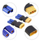 BABUVYA EC5 to XT90 Adapter,XT90 to EC5 Connector Without Wires RC LiPo Battery Connectors (EC5 to XT90 Male & Female Adapter)