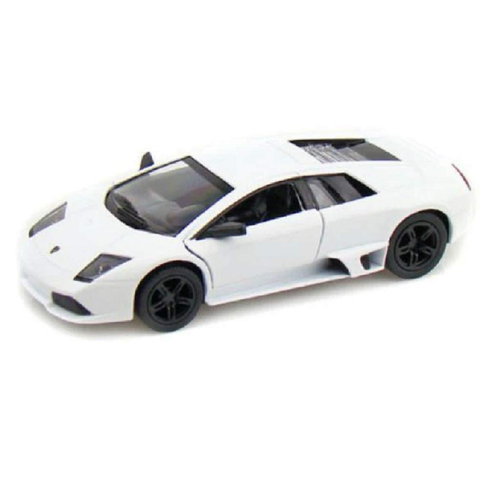 KiNSMART Lamborghini Murcielago LP640 1:36 Scale 5 Die Cast Model Super Sports Car Toy (White)