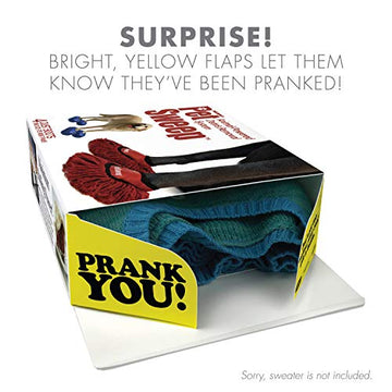 Prank Pack, Pet Sweep Prank Gift Box, Wrap Your Real Present In A Funny Authentic Prank-O Gag Present Box, Novelty Gifting Box F