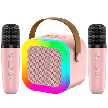 OUTUVAS Kids Karaoke Microphone Machine Toy, 4-12 Years Old Girls Christmas Birthday Gift for Girls, Karaoke Toys Gifts for Girl