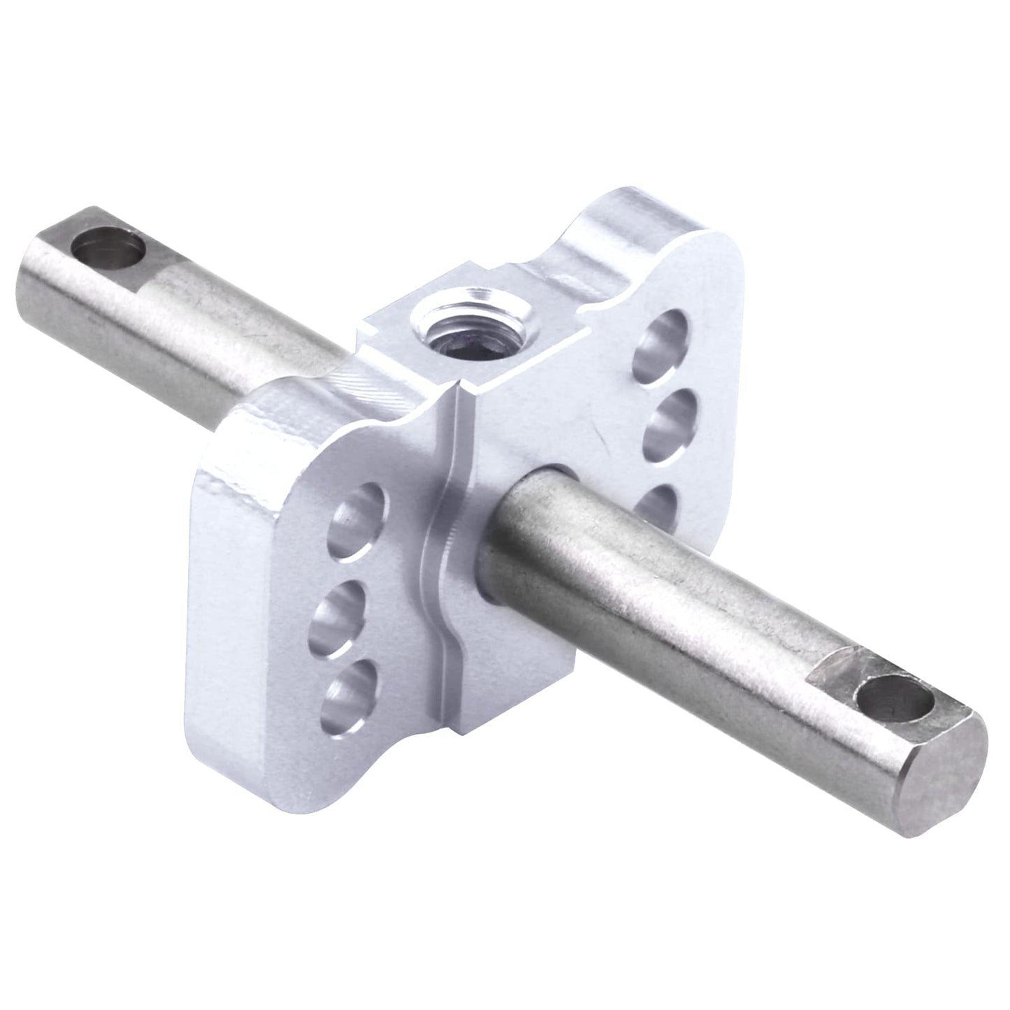 Aluminum Differential Locker Spool for RC 1/10 Scale Traxxas 2WD Rustler VXL Stampede VXL Replacement (Silver)