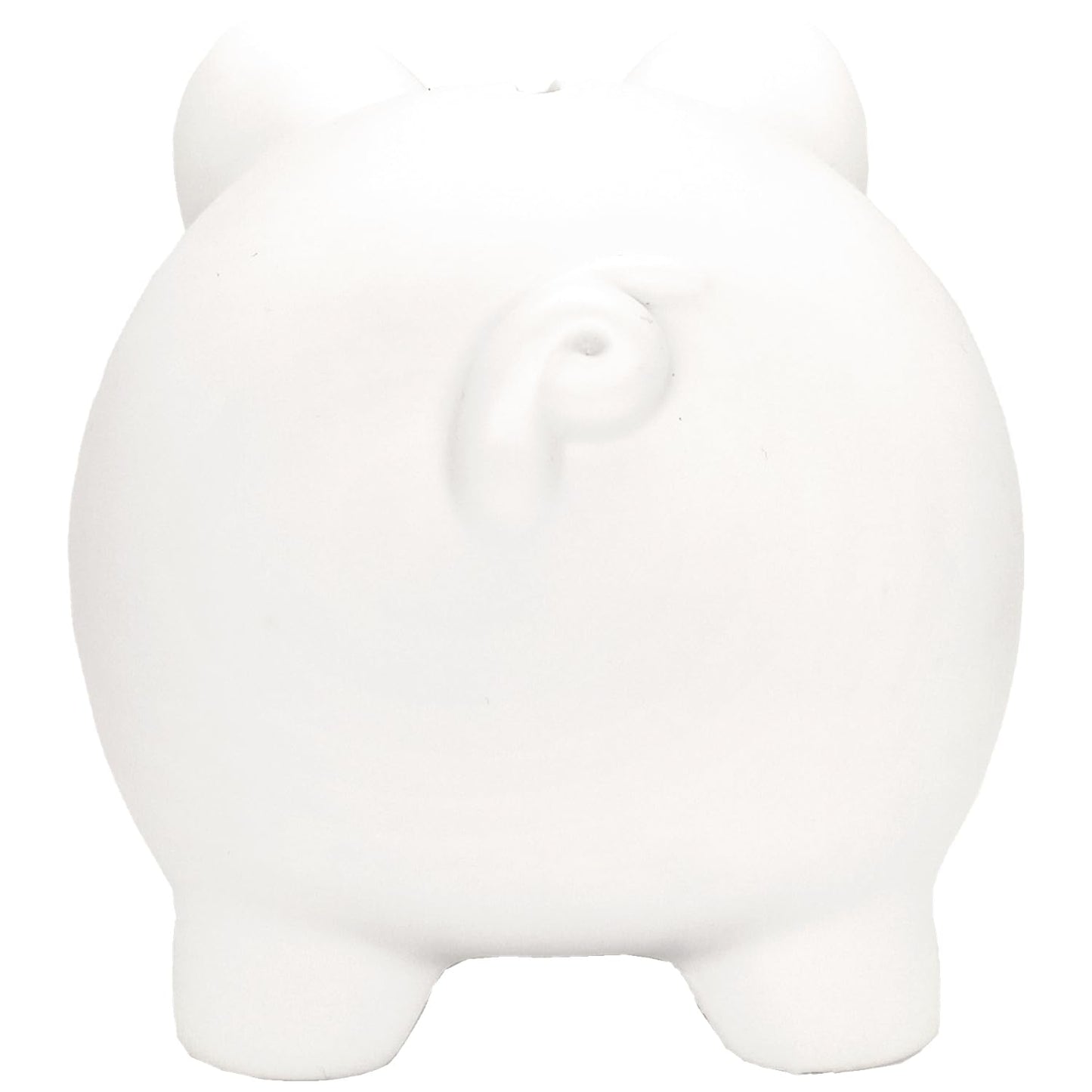 Cute Piggy Bank For Sbrvaniy Pig Money Bank Coin Bank For Boys And Girls My First Unbreakable Money Bank Large Size Decoration Savings (White)