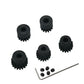 YijiaLink 5-Pack Steel 48P Pinion Gear Sets 14T 15T 16T 17T 18T with Screws for 3.175mm (1/8-Inch) Shaft 1/10 RC Car Brushless B