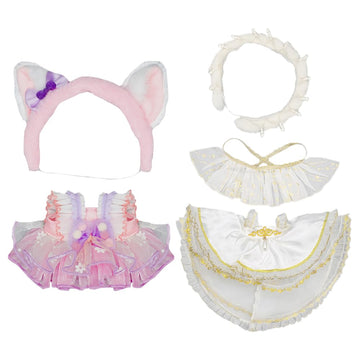 Niannyyhouse 20Cm Plush Doll Clothes Dresses Sailor Outfit 8In Doll Dressup (B)