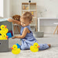 Yellow Rubber Duck Toy Duckies For Kids, Bath Birthday Gifts Baby Showers Classroom Incentives, Summer Beach And Pool Activity,