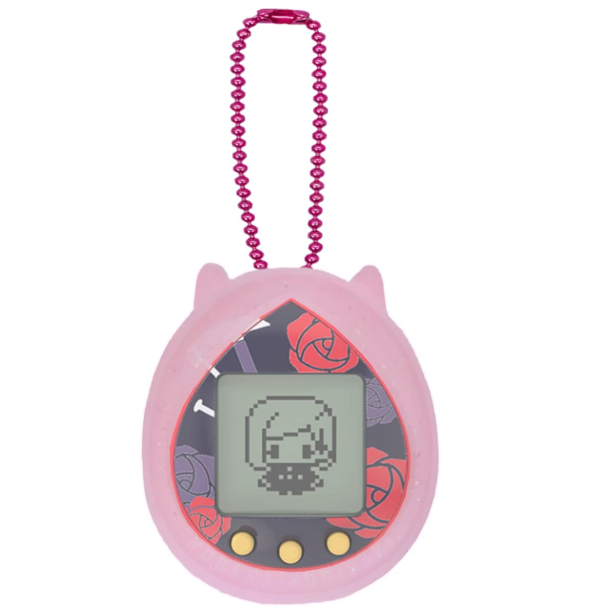 Silicone Cover Case For Jujutsu Kaisen Tamagotchi Nano, Protective Sleeve Skin Case For Tamagotchi Hello Kitty And For Pac-Man Device Interactive Game Machine(Only Cover) (Transparent Pink)