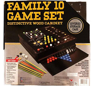Family 10-In-1 Game Set
