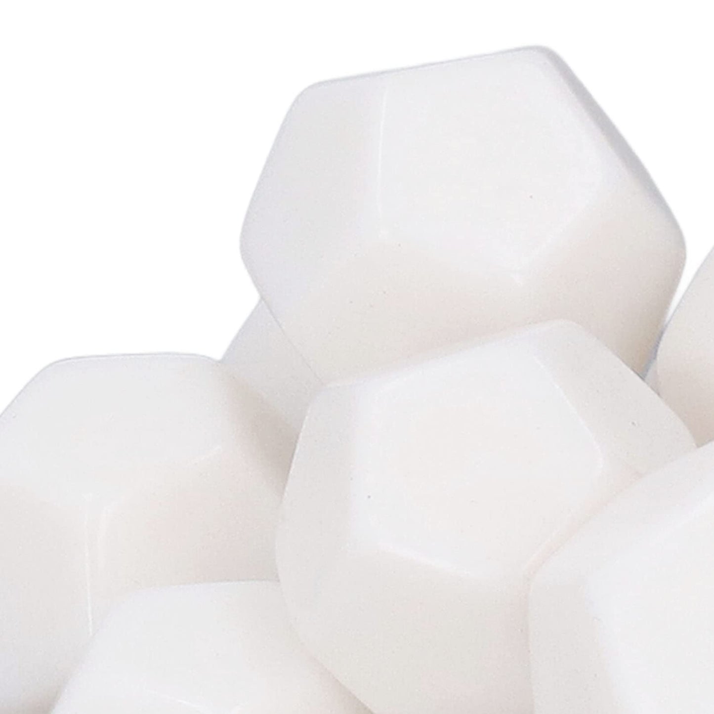 Keenso 30PCS D12 White Blank Dice,2.2CM Cubes Polyhedral Dice Kit for Entertainment Education