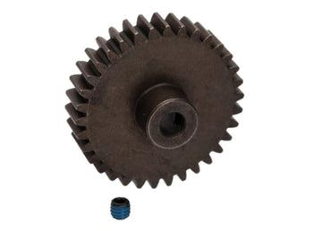 Traxxas 34-T Pinion Gear with 1.0 Metric Pitch and 20 Degree Pressure Angle Fits 5mm Shaft/Set Screw