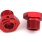 ARRMA Aluminum Wheel Hex 17mm 14.6mm Thick Red (2), ARA311035