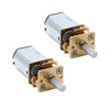 Augiimor 2Pcs Dc 6V 30Rpm Speed Reduction Motor N20 3Mm Shaft Mini Metal Gearwheel Gear Motor With Full Metal Gearbox Micro Moto