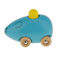 Merishopp Baby Kids Small Mouse Wooden Animal Toy Car, Mini Model Bb Sound|Baby | Toys For Baby | Developmental Baby Toys|1 X Ca